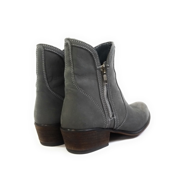 Steve Madden 'Zipstr' Ankle Bootie in Gray Double Zip Closure Womens Size 7 - Picture 4 of 7
